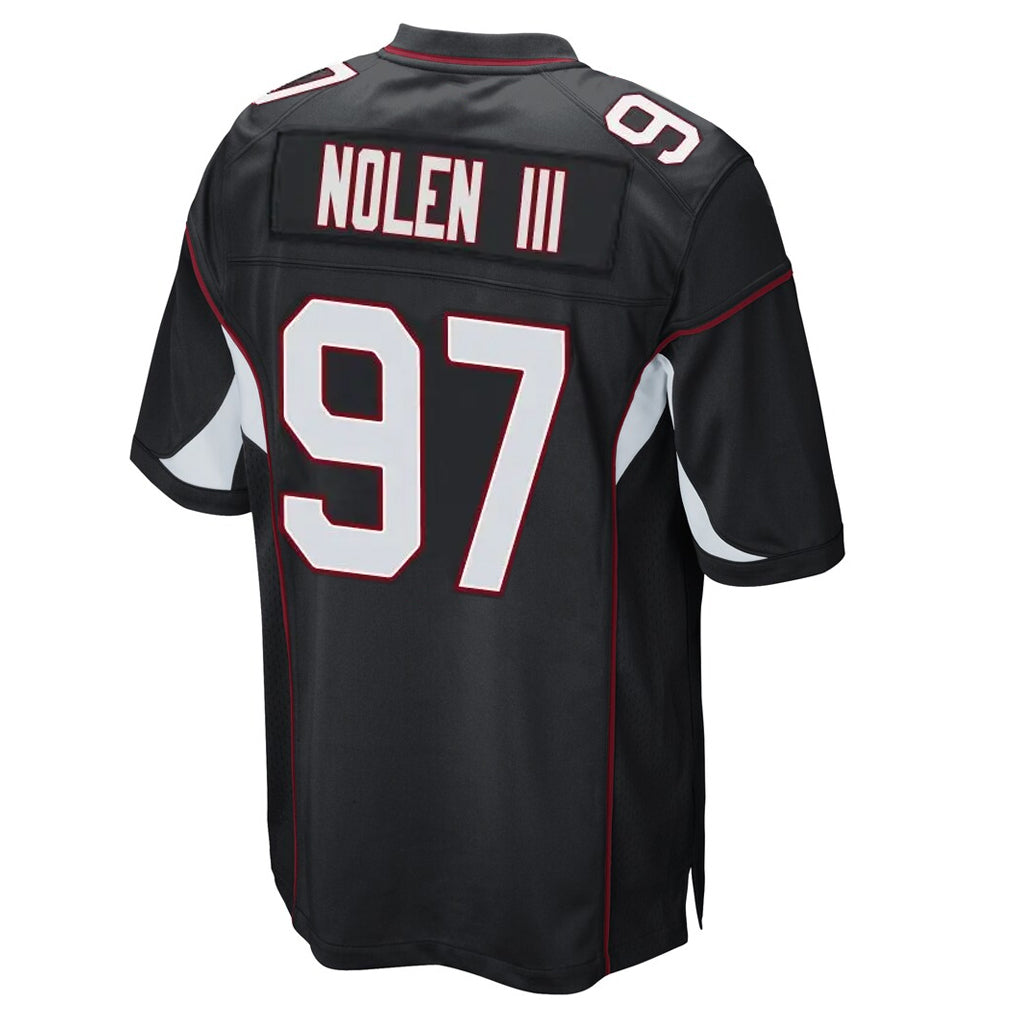 Elroe A.Cardinals #97 Walter Nolen III Player Black Home Game Stitched Jerseys