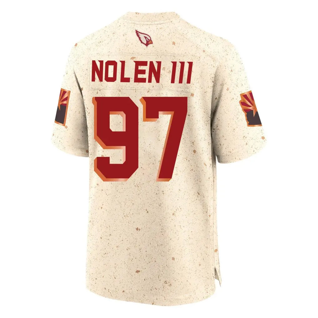 Elroe A.Cardinals #97 Walter Nolen III Player Cream Rivalries Collection Game Stitched Jerseys