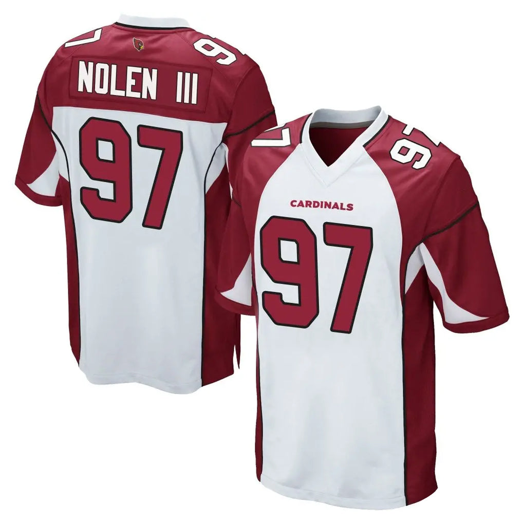 Elroe A.Cardinals #97 Walter Nolen III Player White Home Game Stitched Jerseys