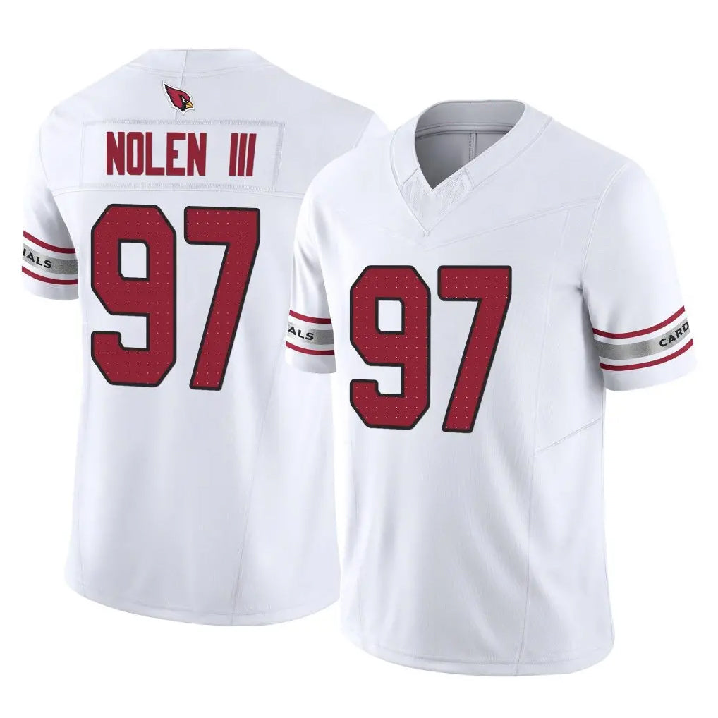Elroe A.Cardinals #97 Walter Nolen III Player White Vapor F.U.S.E. Limited Home Game Stitched Jerseys
