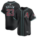 Elroe A.Diamondbacks #23 Zac Gallen Player Black Replica Game Stitched Jerseys