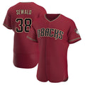 Elroe A.Diamondbacks #38 Paul Sewald Player Red Crimson Alternate Stitched Jersey