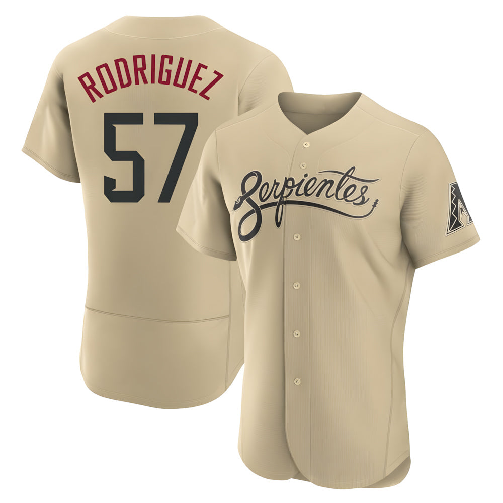 Elroe A.Diamondbacks #57 Eduardo Rodriguez Player Gold 2026 City Connect Stitched Jersey