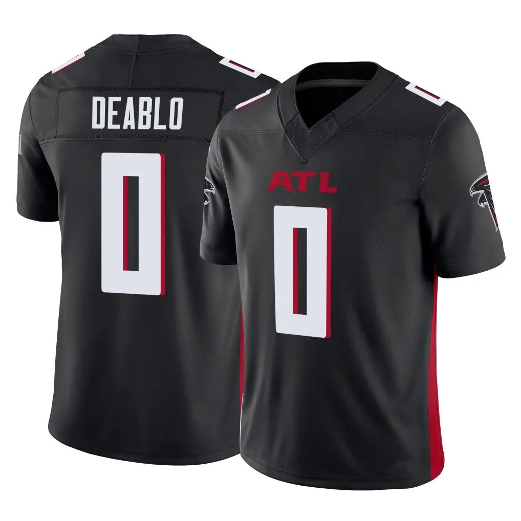 Elroe A.Falcons #0 Divine Deablo Player Black Vapor F.U.S.E. Limited Home Game Stitched Jerseys
