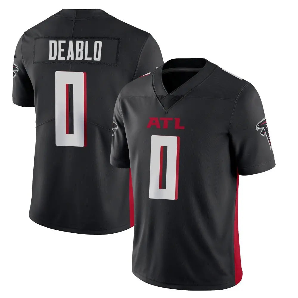 Elroe A.Falcons #0 Divine Deablo Player Black Vapor Limited Home Game Stitched Jerseys