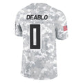 Elroe A.Falcons #0 Divine Deablo Player Camo Salute to Service Limited Stitched Jerseys