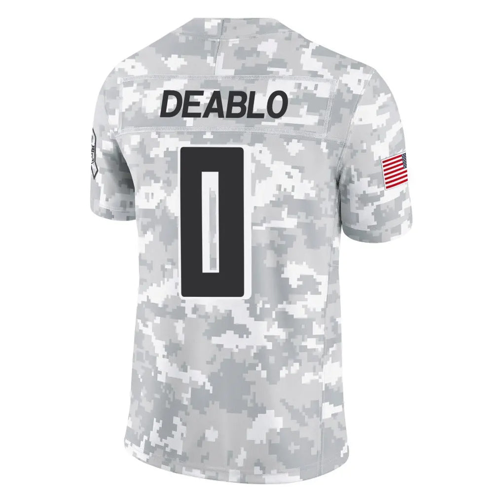 Elroe A.Falcons #0 Divine Deablo Player Camo Salute to Service Limited Stitched Jerseys