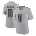 Elroe A.Falcons #0 Divine Deablo Player Gray Fashion Home Game Stitched Jerseys