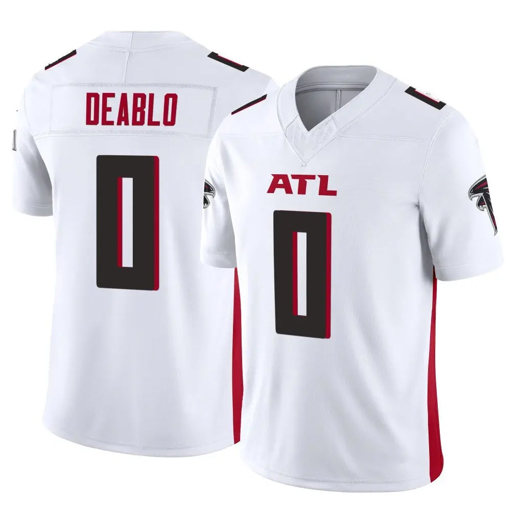 Elroe A.Falcons #0 Divine Deablo Player White Vapor F.U.S.E. Limited Home Game Stitched Jerseys