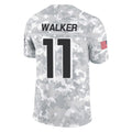 Elroe A.Falcons #11 Jalon Walker Player Arctic Camo Salute to Service Limited Stitched Jerseys