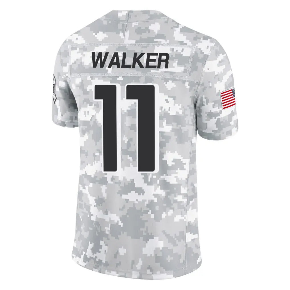 Elroe A.Falcons #11 Jalon Walker Player Arctic Camo Salute to Service Limited Stitched Jerseys