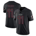 Elroe A.Falcons #11 Jalon Walker Player Black Impact Limited Game Stitched Jerseys