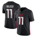 Elroe A.Falcons #11 Jalon Walker Player Black Vapor Untouchable Limited Home Game Stitched Jerseys