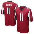 Elroe A.Falcons #11 Jalon Walker Player Red Color Vapor Home Game Stitched Jerseys