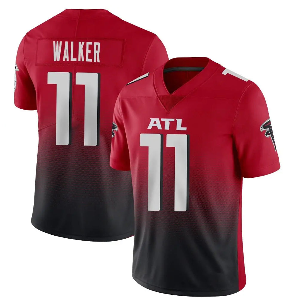 Elroe A.Falcons #11 Jalon Walker Player Red Vapor Untouchable Limited Home Game Stitched Jerseys