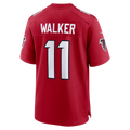 Elroe A.Falcons #11 Jalon Walker Red Game Stitched Jerseys