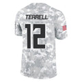Elroe A.Falcons #12 Avieon Terrell Player Arctic Camo Salute to Service Limited Stitched Jerseys