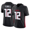 Elroe A.Falcons #12 Avieon Terrell Player Black Alternate Vapor F.U.S.E. Limited Stitched Jerseys