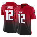 Elroe A.Falcons #12 Avieon Terrell Player Red Vapor F.U.S.E. Limited Stitched Jerseys