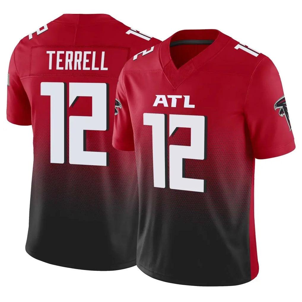 Elroe A.Falcons #12 Avieon Terrell Player Red Vapor F.U.S.E. Limited Stitched Jerseys