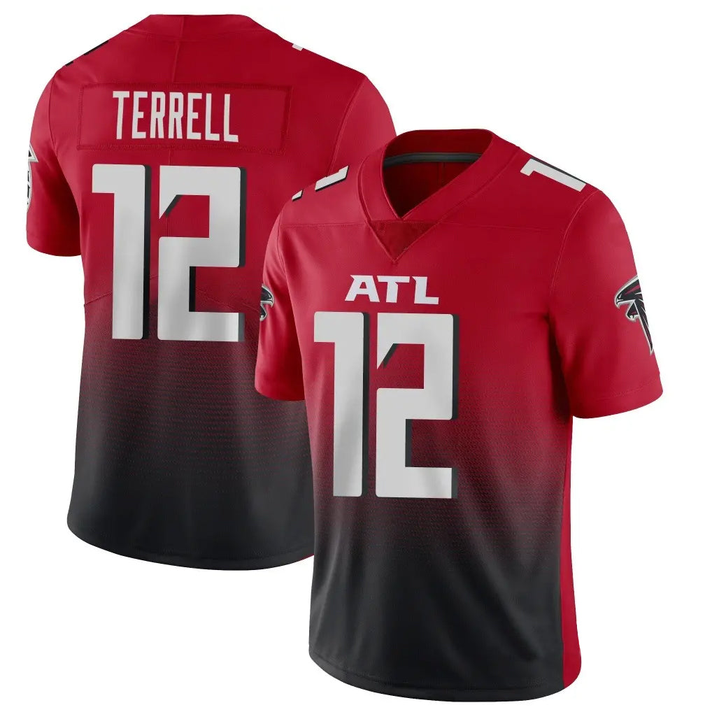 Elroe A.Falcons #12 Avieon Terrell Player Red Vapor Untouchable Limited Home Game Stitched Jerseys