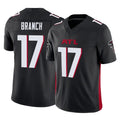 Elroe A.Falcons #17 Zachariah Branch Player Black Alternate Vapor F.U.S.E. Limited Stitched Jerseys