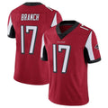 Elroe A.Falcons #17 Zachariah Branch Player Red Color Vapor Untouchable Limited Home Game Stitched Jerseys