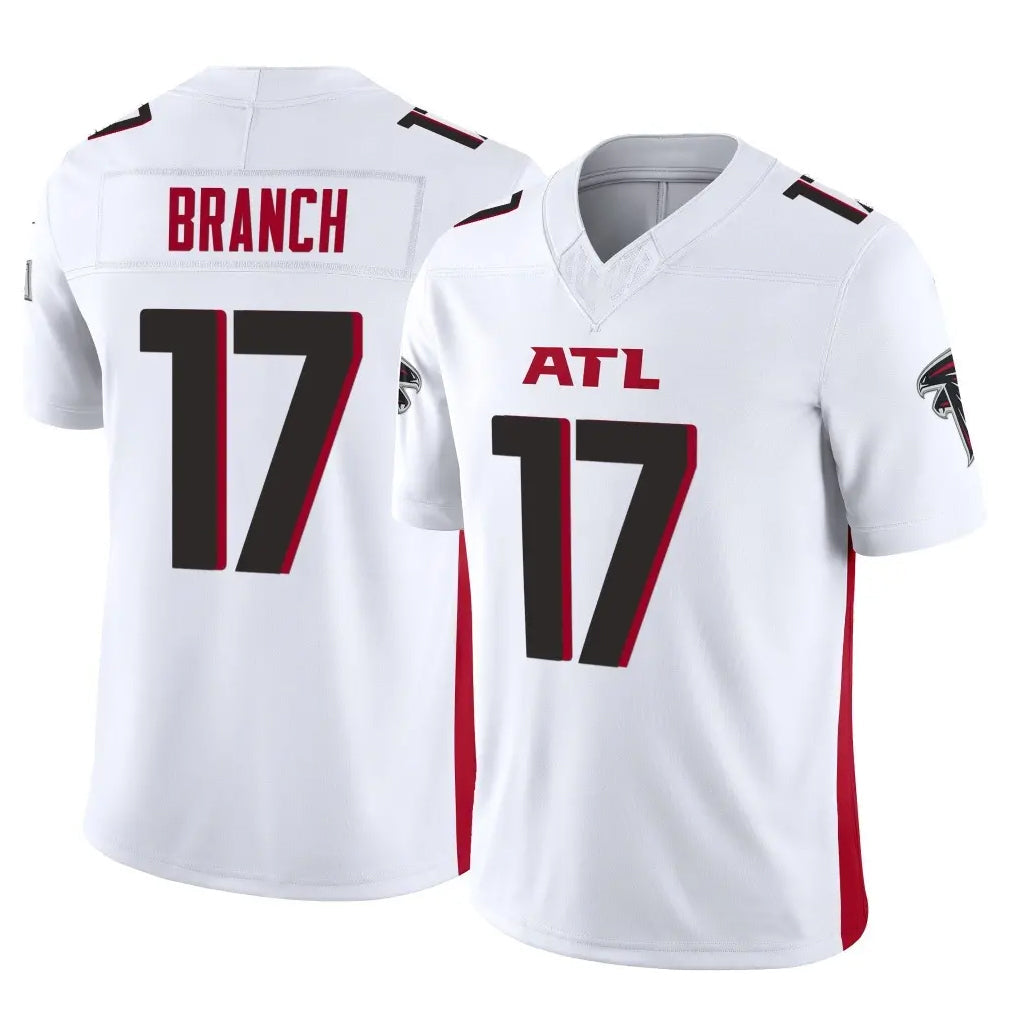 Elroe A.Falcons #17 Zachariah Branch Player White Vapor F.U.S.E. Limited Stitched Jerseys
