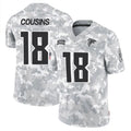 Elroe A.Falcons #18 Kirk Cousins Player Arctic Camo Salute to Service Limited Stitched Jerseys