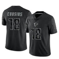 Elroe A.Falcons #18 Kirk Cousins Player Black RFLCTV Limited Stitched Jerseys