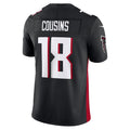 Elroe A.Falcons #18 Kirk Cousins Player Black Vapor F.U.S.E. Limited Stitched Jerseys