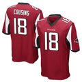 Elroe A.Falcons #18 Kirk Cousins Player Red Color Vapor Home Game Stitched Jerseys