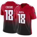 Elroe A.Falcons #18 Kirk Cousins Player Red Vapor F.U.S.E. Limited Stitched Jerseys