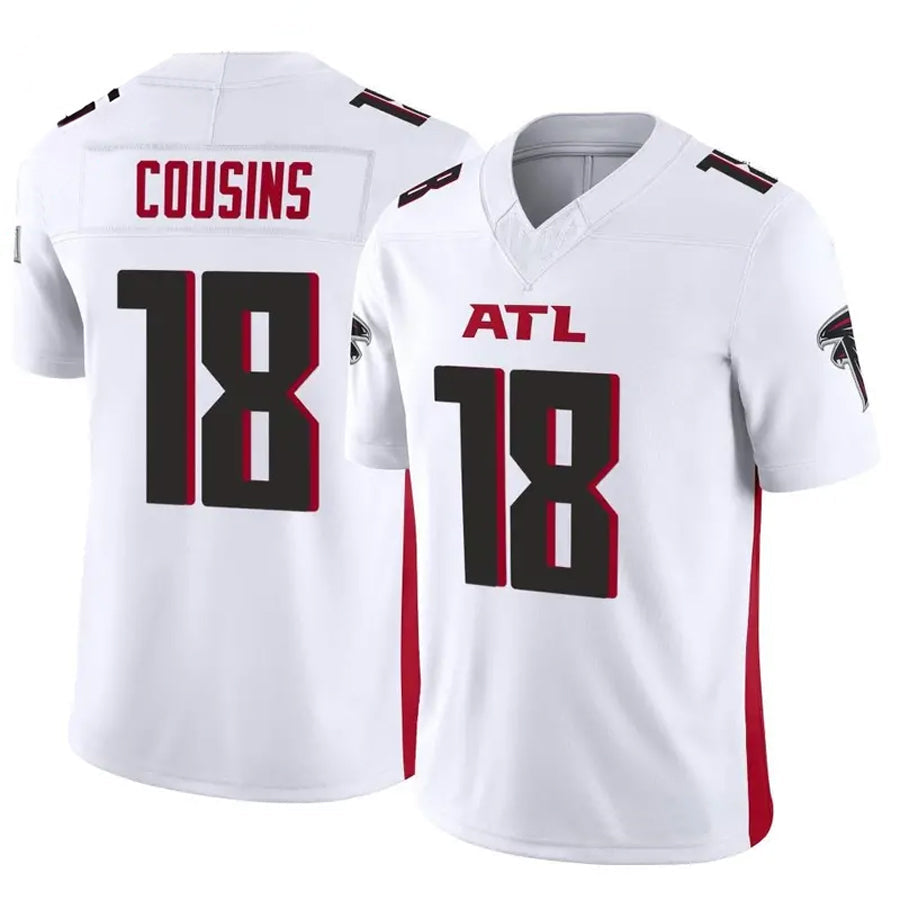 Elroe A.Falcons #18 Kirk Cousins Player Vapor F.U.S.E. Limited Whtie Stitched Jerseys