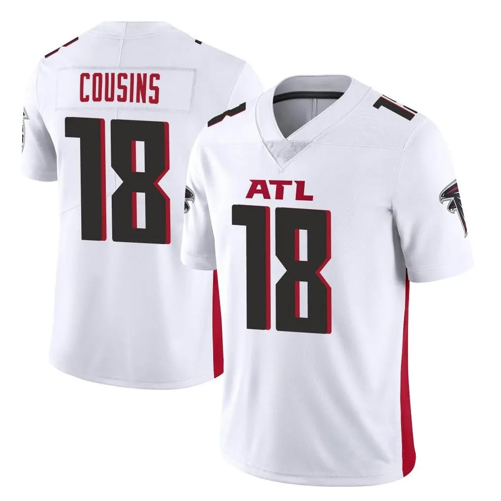 Elroe A.Falcons #18 Kirk Cousins Player White Vapor Untouchable Limited Home Game Stitched Jerseys