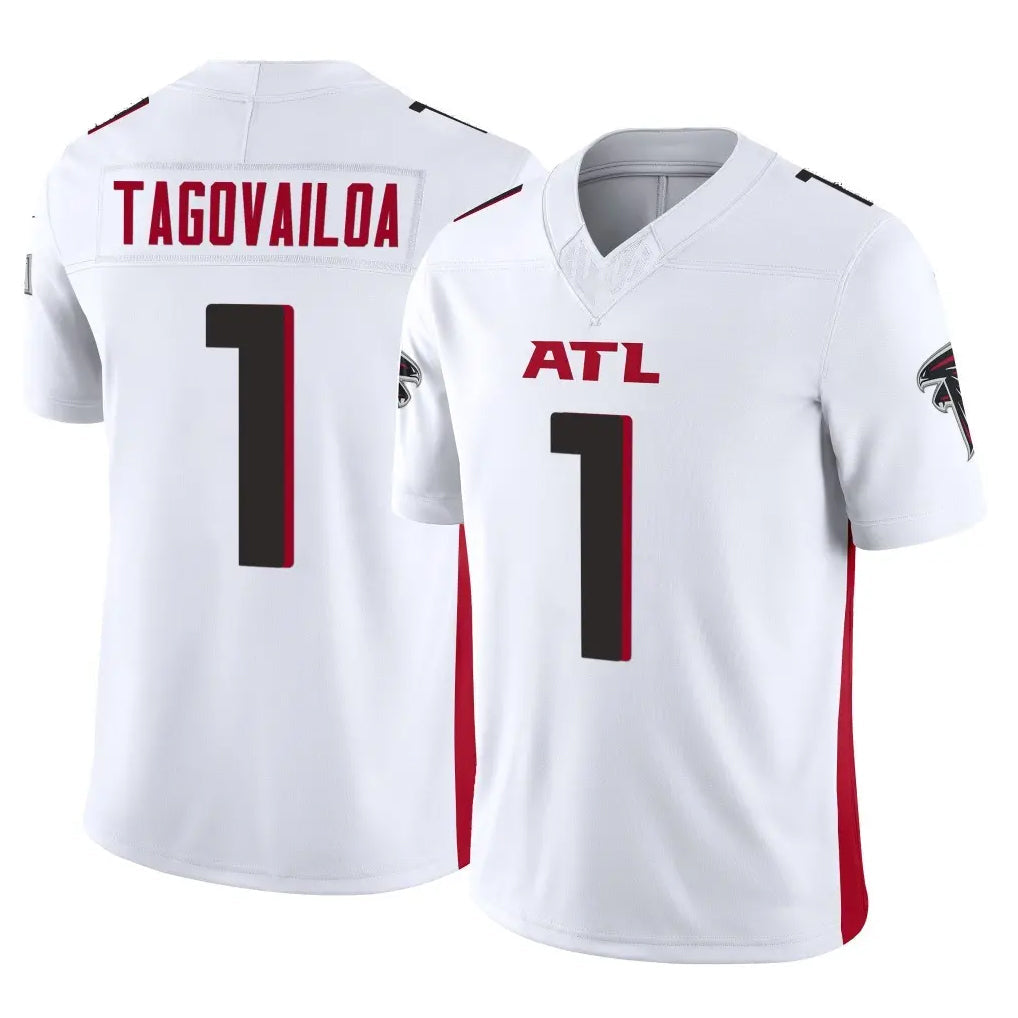 Elroe A.Falcons #1 Tua Tagovailoa Player White Vapor F.U.S.E. Limited Home Game Stitched Jerseys