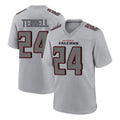 Elroe A.Falcons #24 A.J. Terrell Jr. Branch Player Gray Fashion Home Game Stitched Jerseys