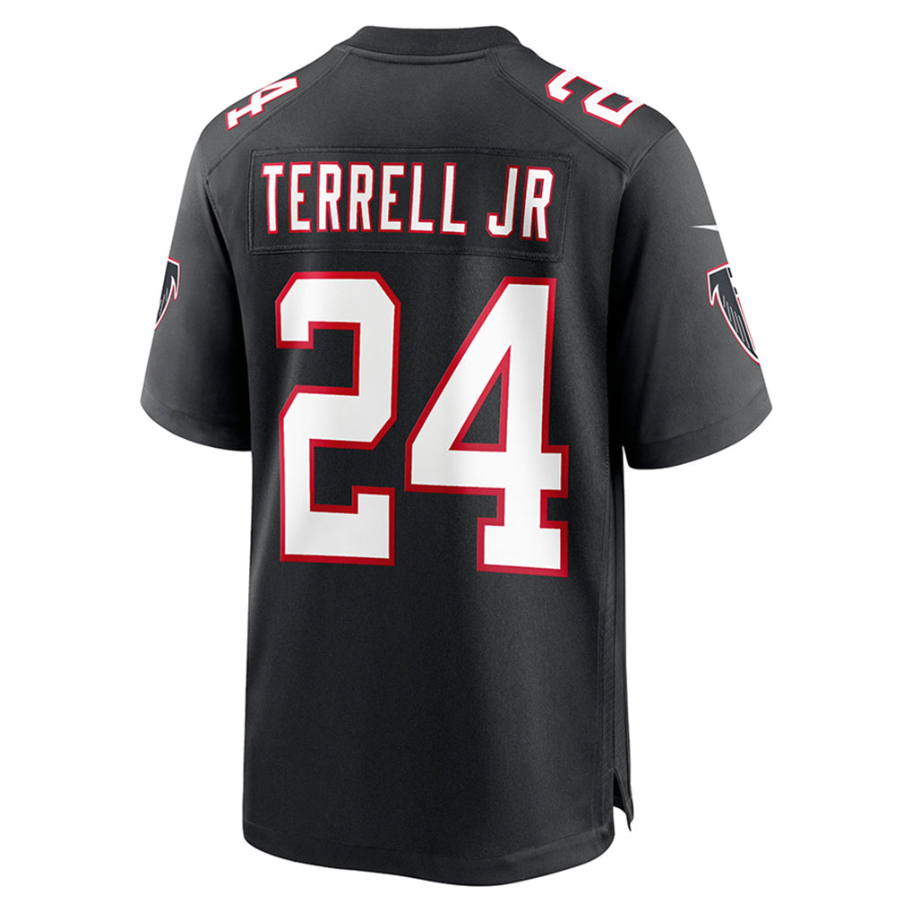 Elroe A.Falcons #24 A.J. Terrell Jr. Player Black Alternate Home Game Stitched Jerseys