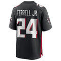 Elroe A.Falcons #24 A.J. Terrell Jr. Player Black Home Game Stitched Jerseys