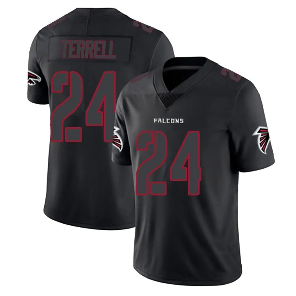 Elroe A.Falcons #24 A.J. Terrell Jr. Player Black Impact Limited Game Stitched Jerseys