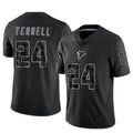 Elroe A.Falcons #24 A.J. Terrell Jr. Player Black RFLCTV Limited Stitched Jerseys