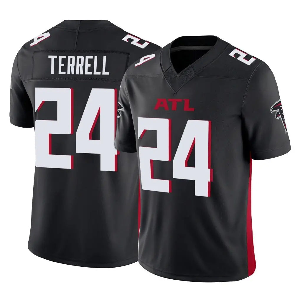Elroe A.Falcons #24 A.J. Terrell Jr. Player Black Vapor F.U.S.E. Limited Stitched Jerseys
