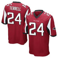 Elroe A.Falcons #24 A.J. Terrell Jr. Player Red Color Vapor Home Game Stitched Jerseys