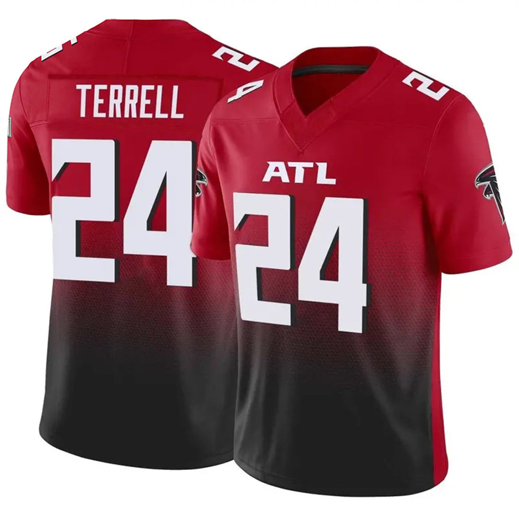Elroe A.Falcons #24 A.J. Terrell Jr. Player Red Vapor F.U.S.E. Limited Stitched Jerseys