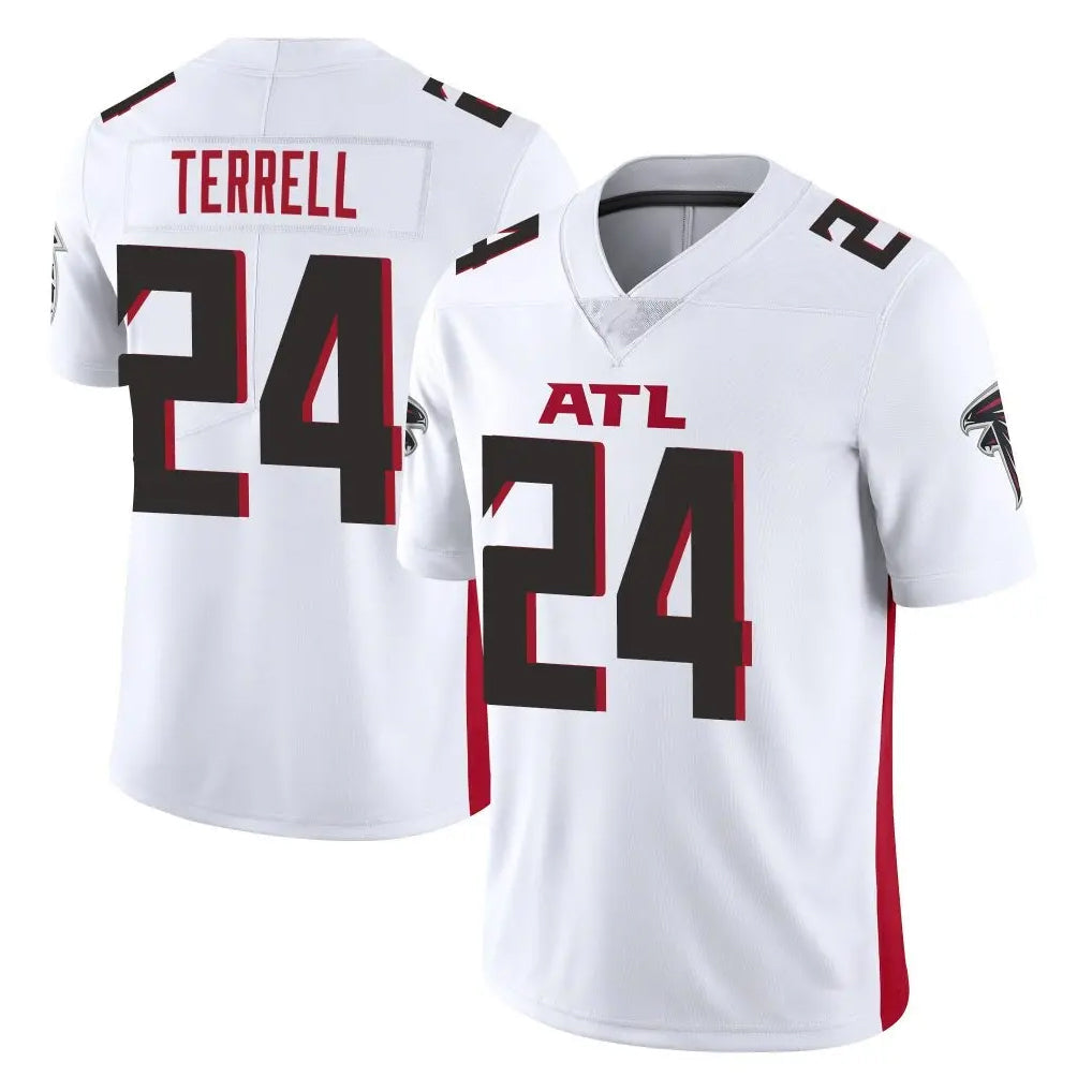 Elroe A.Falcons #24 A.J. Terrell Jr. Player White Vapor Untouchable Limited Home Game Stitched Jerseys