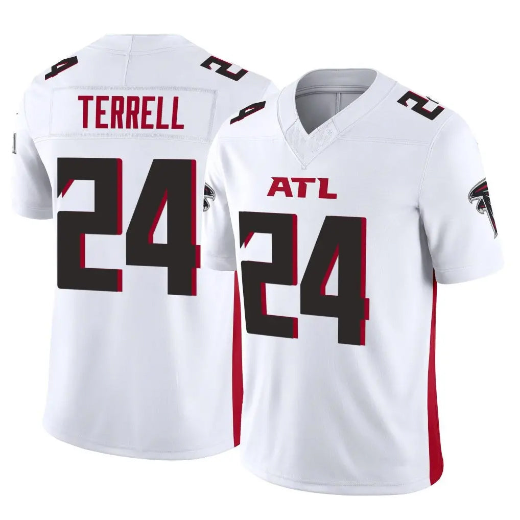 Elroe A.Falcons #24 A.J. Terrell Player Vapor F.U.S.E. Limited Whtie Stitched Jerseys