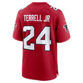 Elroe A.Falcons #24 A.J. Terrell Red Game Stitched Jerseys