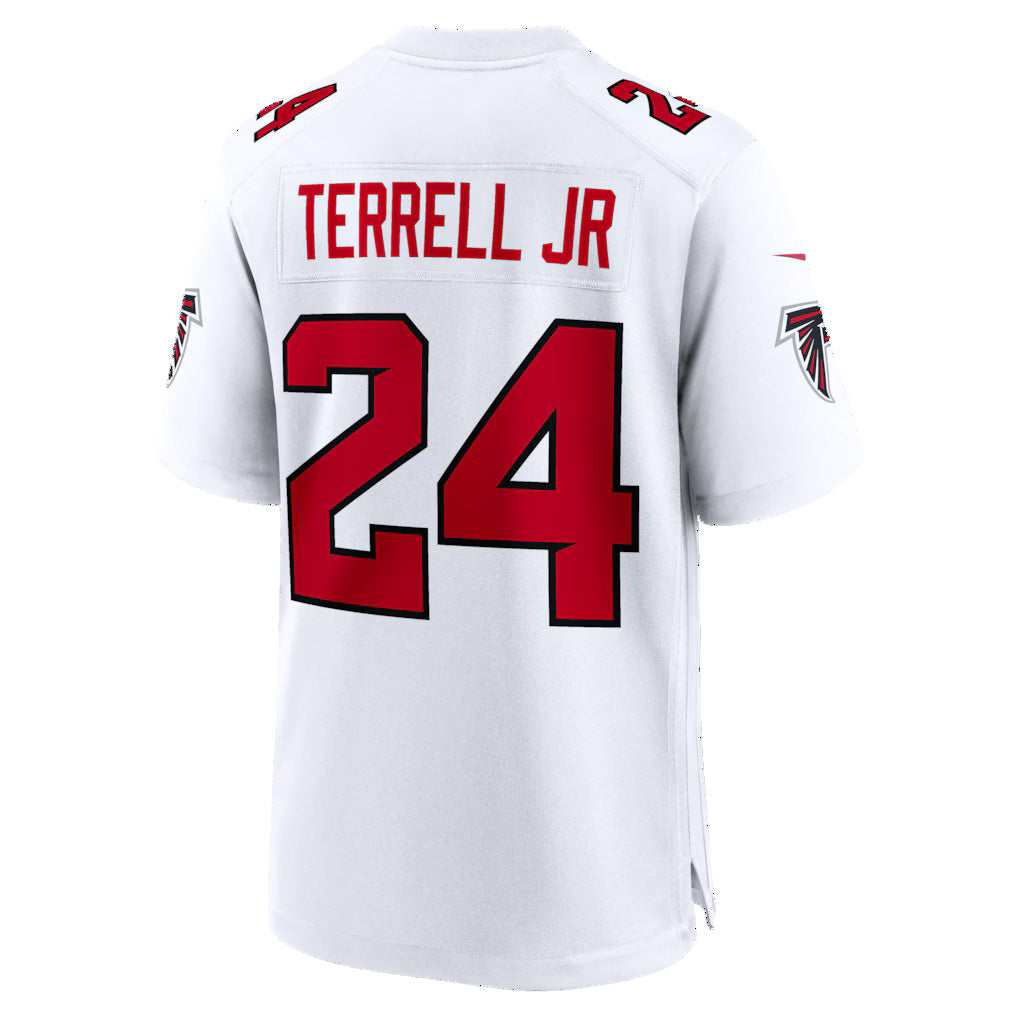 Elroe A.Falcons #24 A.J. Terrell White Game Stitched Jerseys