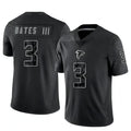 Elroe A.Falcons #3 Jessie Bates III Player Black RFLCTV Limited Stitched Jerseys