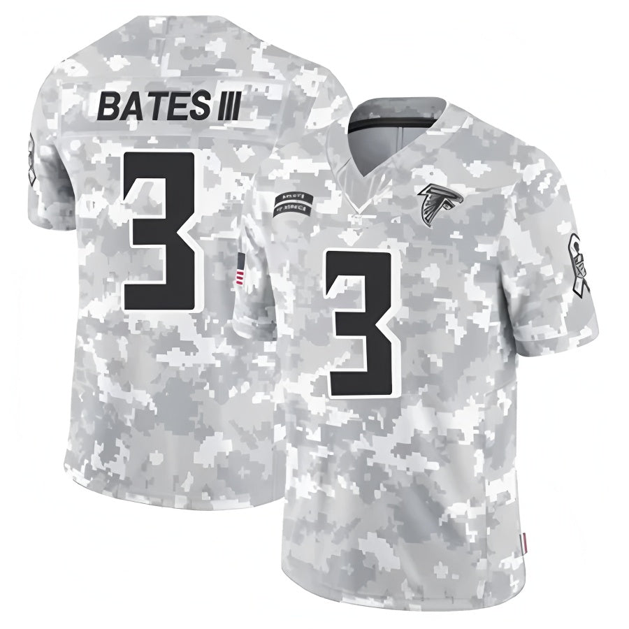 Elroe A.Falcons #3 Jessie Bates III Player Camo Salute to Service Limited Stitched Stitched Jerseys